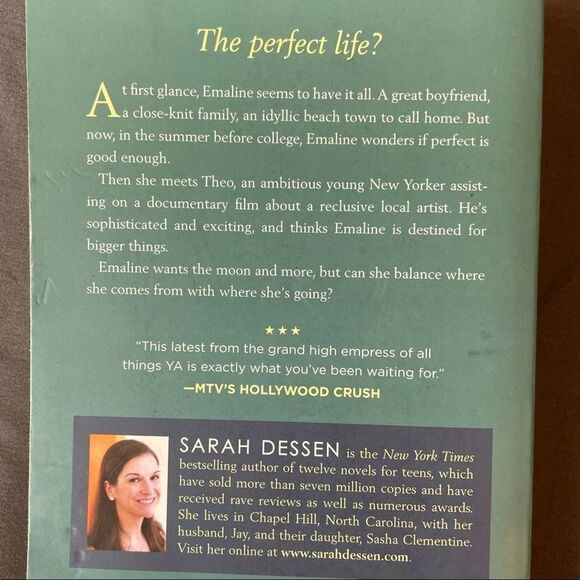 The Moon and More by Sarah Dessen Hardcover Book - Picture 2 of 6